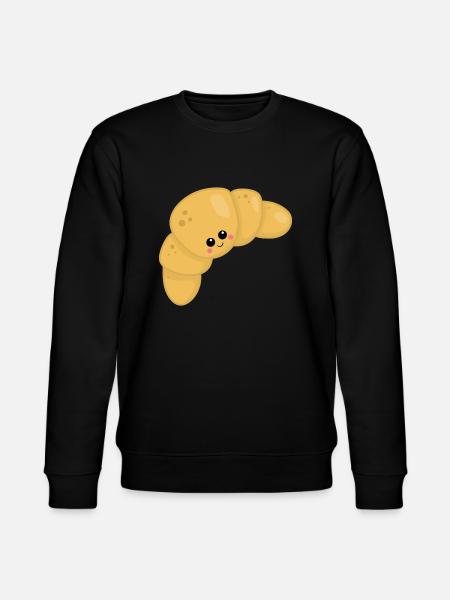 croissant - Stanley/Stella CHANGER Unisex Organic Sweatshirt - black