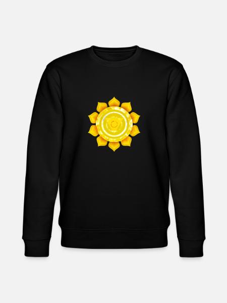 3rd chakra, Manipura - Stanley/Stella CHANGER Unisex Organic Sweatshirt - black