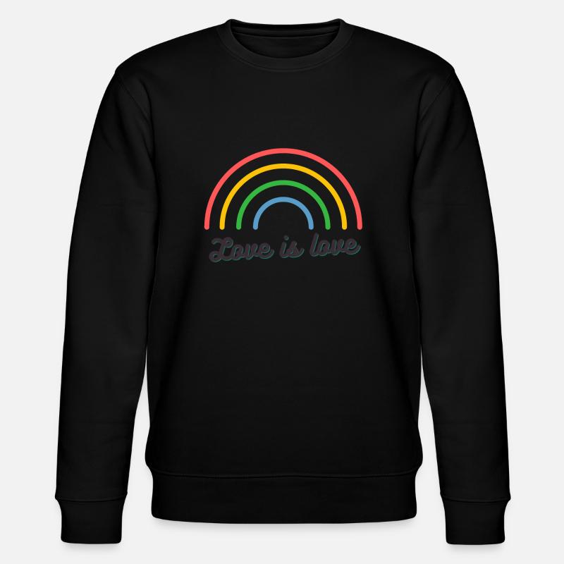 Love is Love - Sweat bio CHANGER Stanley/Stella Unisexe - noir