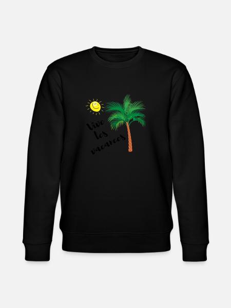 VIVE LES VACANCES - Sweat bio CHANGER Stanley/Stella Unisexe - noir