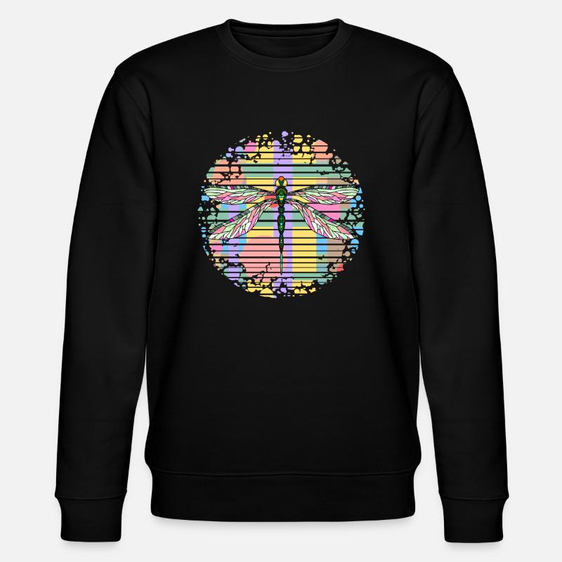Libellule - Sweat bio CHANGER Stanley/Stella Unisexe - noir