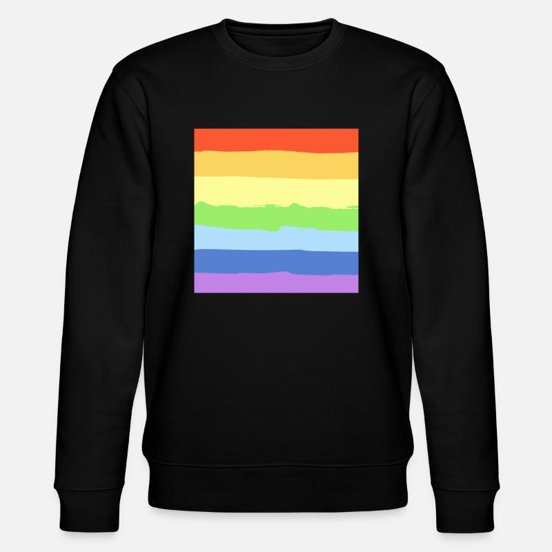 Fierté arc-en-ciel - Sweat bio CHANGER Stanley/Stella Unisexe - noir