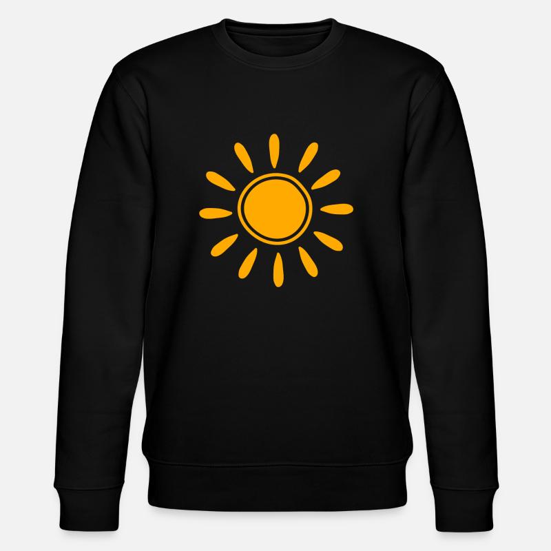 Sonne - Stanley/Stella Unisex Bio-Sweatshirt CHANGER  - Schwarz