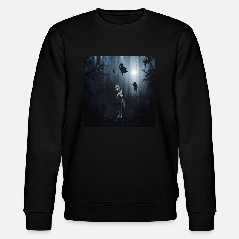 wolf - Stanley/Stella Unisex Bio-Sweatshirt CHANGER  - Schwarz