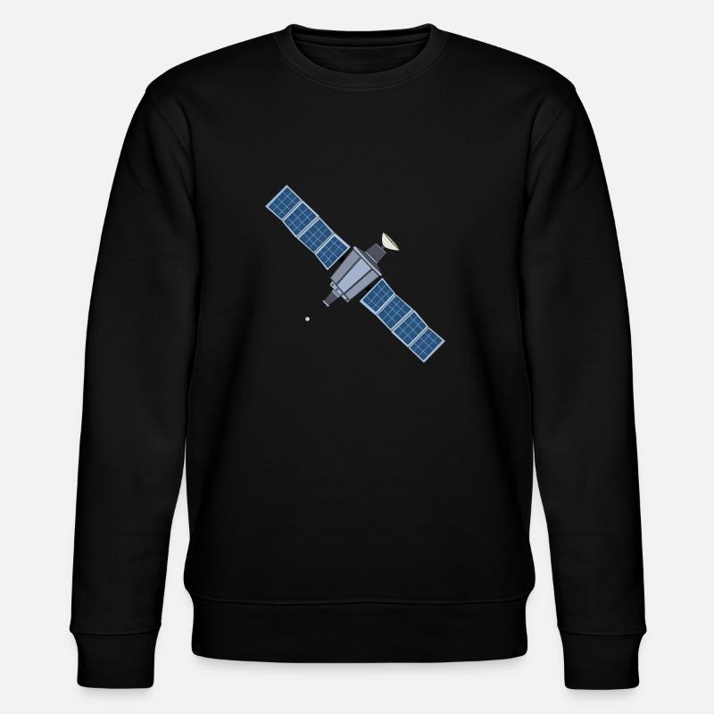 Satellit - Stanley/Stella Unisex Bio-Sweatshirt CHANGER  - Schwarz