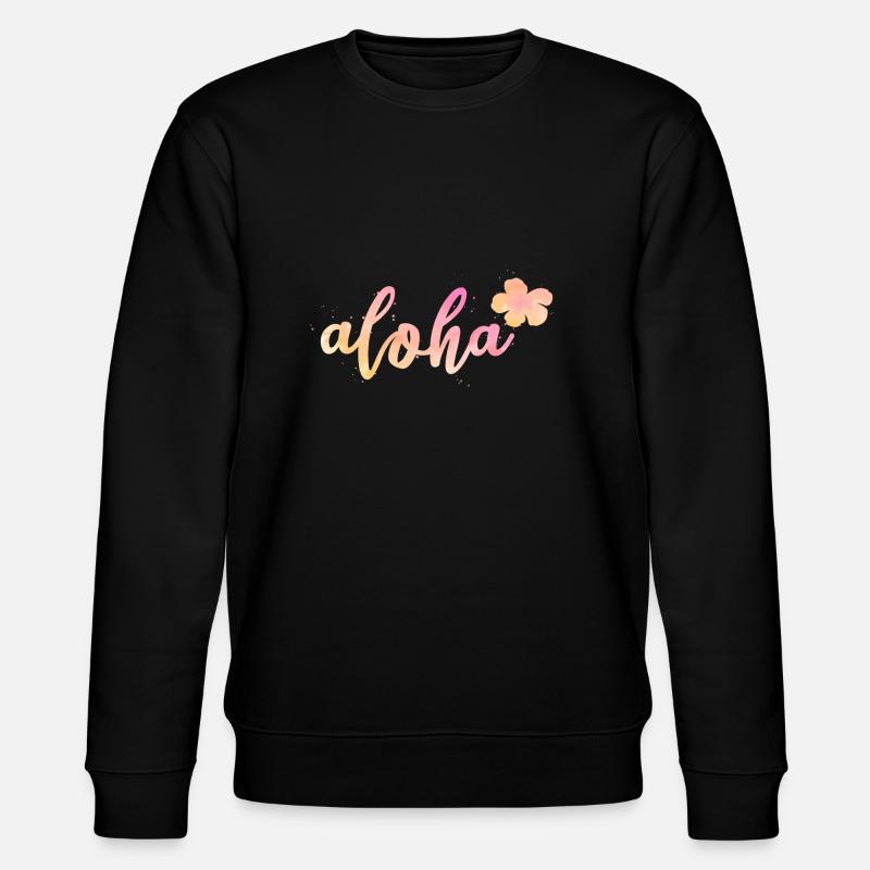Aloha - Sweat bio CHANGER Stanley/Stella Unisexe - noir
