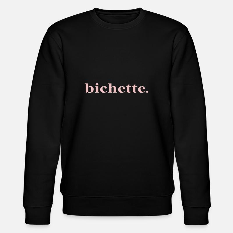 BICHETTE ROSE - Sweat bio CHANGER Stanley/Stella Unisexe - noir