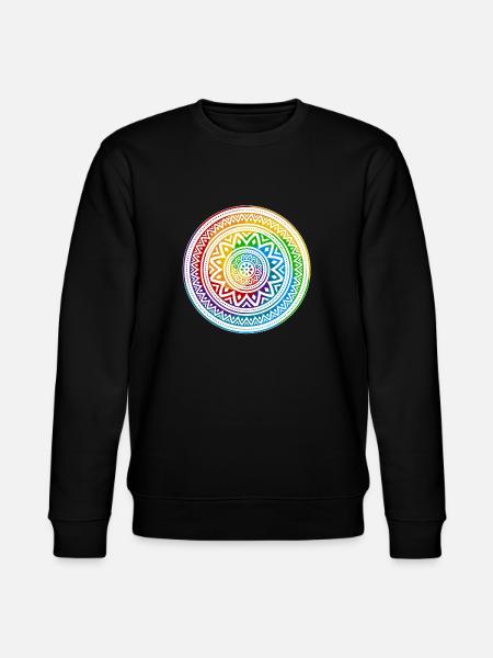 Mandala- Ying Yang - Stanley/Stella CHANGER Unisex Organic Sweatshirt - black