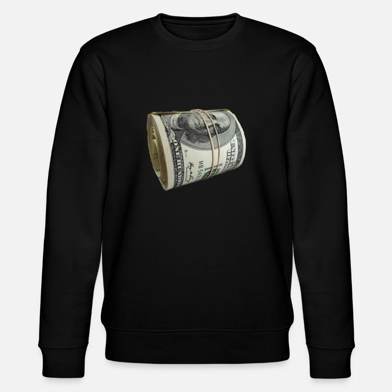 Money maker geld - Stanley/Stella Unisex Bio-Sweatshirt CHANGER  - Schwarz