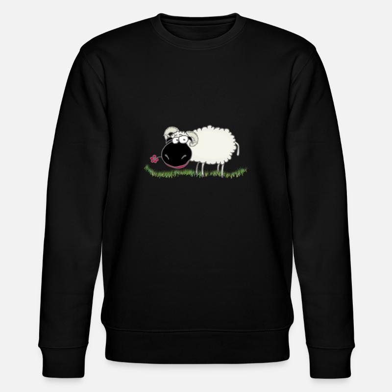 Walliser Schwarznasenschaf - Stanley/Stella Unisex Bio-Sweatshirt CHANGER  - Schwarz
