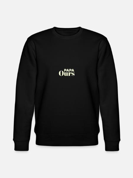 Papa Ours - Sweat bio CHANGER Stanley/Stella Unisexe - noir