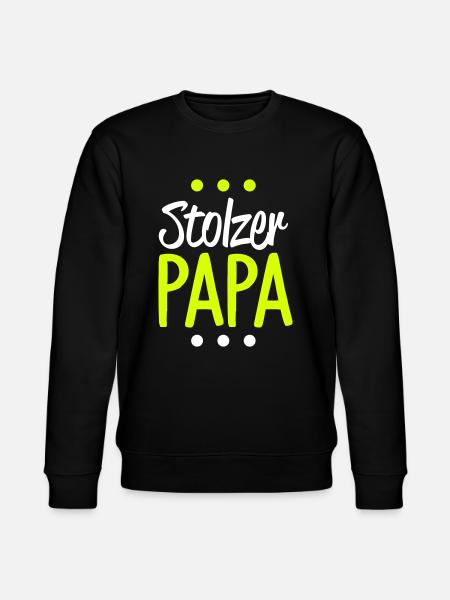 papa - Stanley/Stella Unisex Bio-Sweatshirt CHANGER - Schwarz