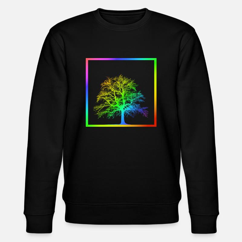 Arbre arc-en-ciel - arbre - nature - LGBT - Sweat bio CHANGER Stanley/Stella Unisexe - noir