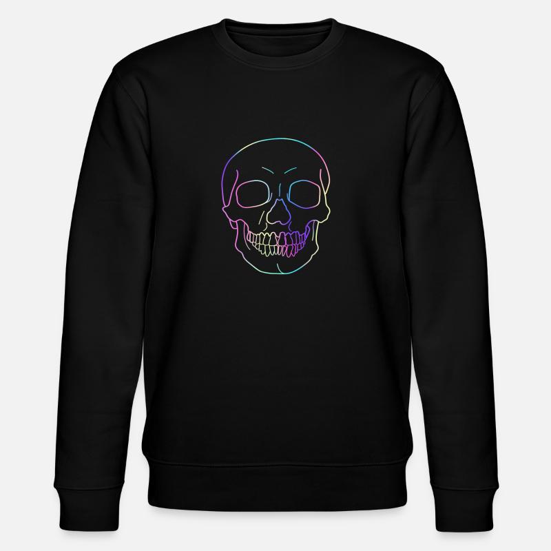 Crâne de crâne - Sweat bio CHANGER Stanley/Stella Unisexe - noir