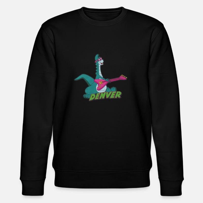 Denver mit Gitarre - Stanley/Stella Unisex Bio-Sweatshirt CHANGER - Schwarz