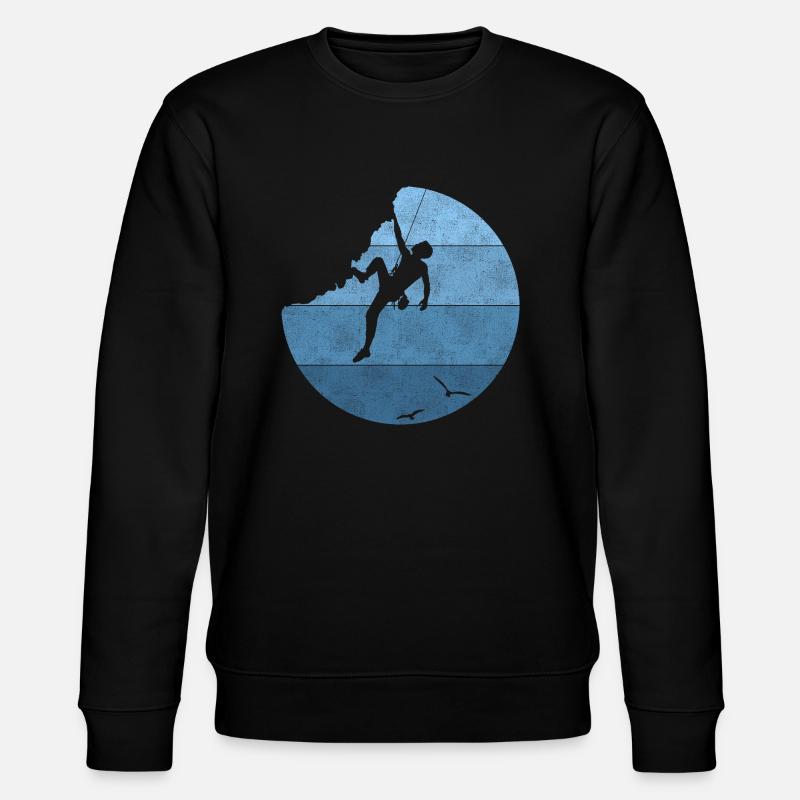 Climbing - Stanley/Stella Unisex Bio-Sweatshirt CHANGER  - Schwarz