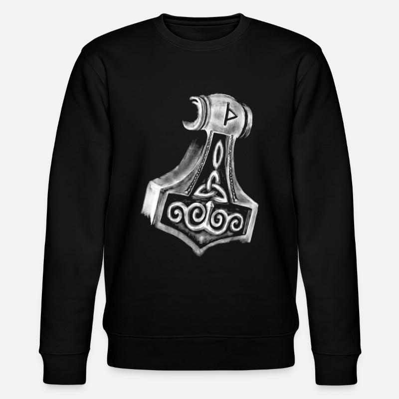 Thor Hammer Mjölnir - Sweat bio CHANGER Stanley/Stella Unisexe - noir