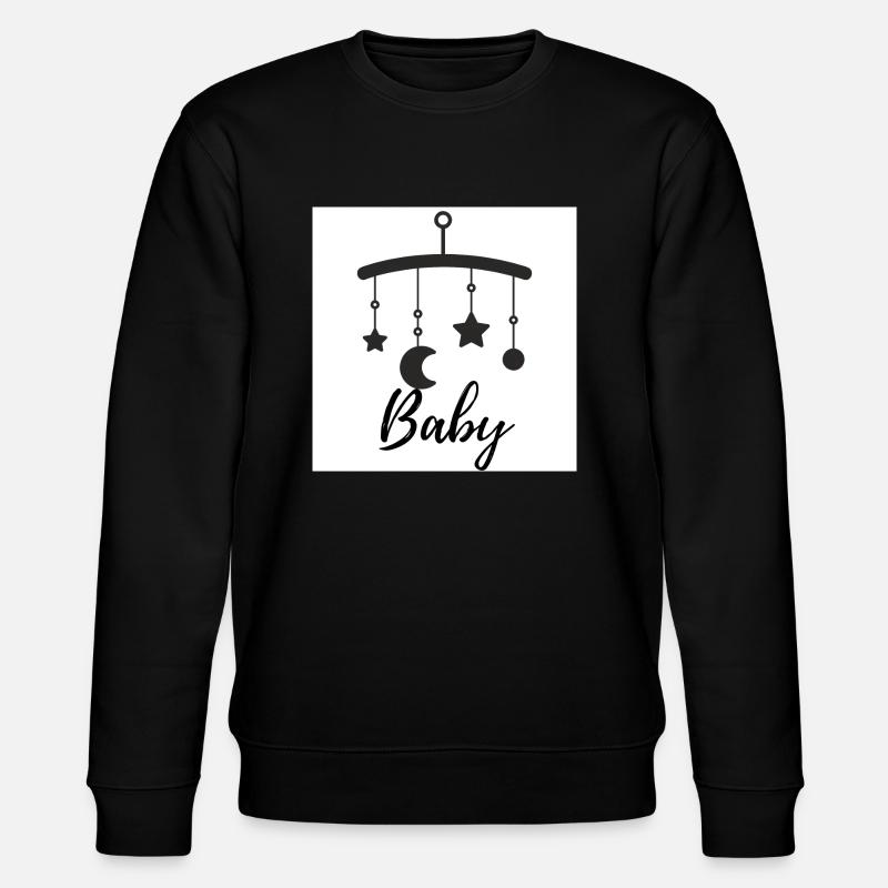 BABY - Stanley/Stella Unisex Bio-Sweatshirt CHANGER  - Schwarz