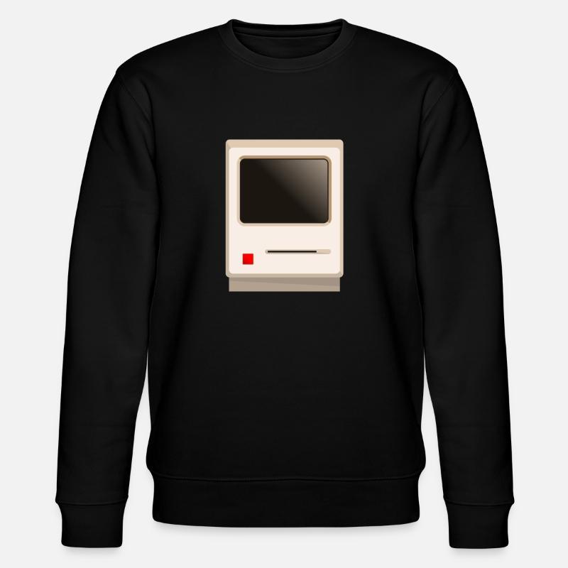 Old Beige Computer - Stanley/Stella Unisex Bio-Sweatshirt CHANGER  - Schwarz