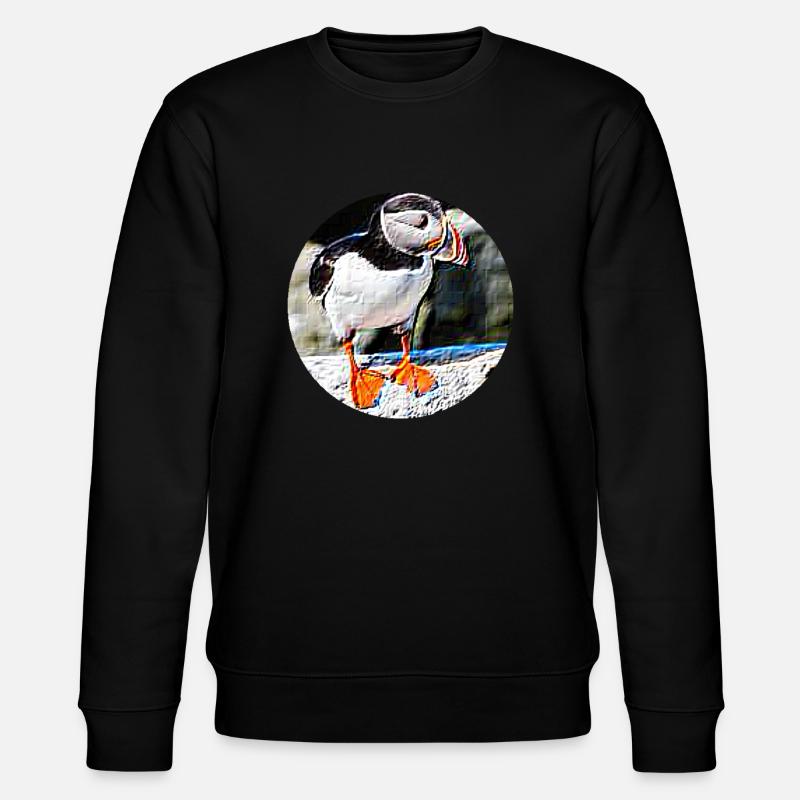 Puffin Rock - Stanley/Stella Unisex Bio-Sweatshirt CHANGER  - Schwarz
