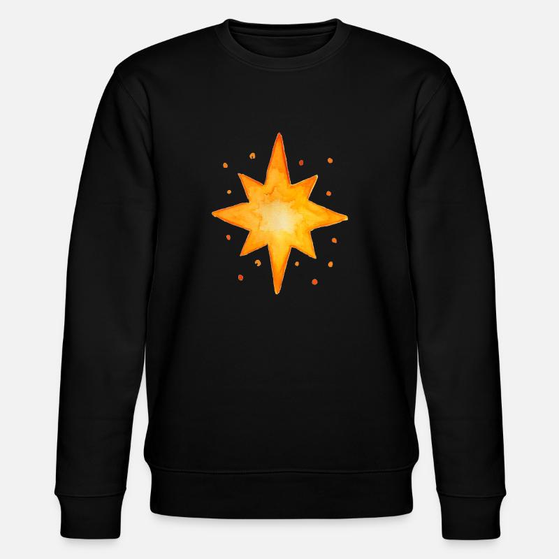 Stern - Stanley/Stella Unisex Bio-Sweatshirt CHANGER  - Schwarz