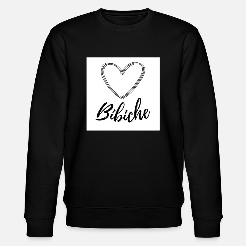 BIBICHE - Stanley/Stella Unisex Bio-Sweatshirt CHANGER  - Schwarz