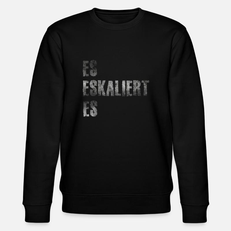 ES Eskaliert Eh - Stanley/Stella Unisex Bio-Sweatshirt CHANGER  - Schwarz