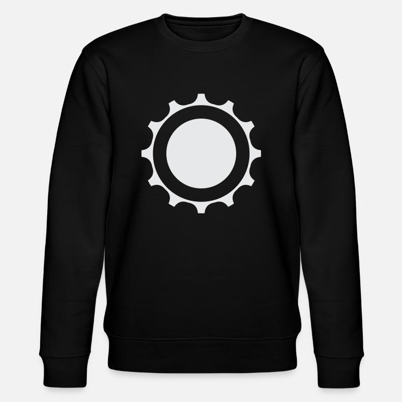 Roue engrenage - Sweat bio CHANGER Stanley/Stella Unisexe - noir
