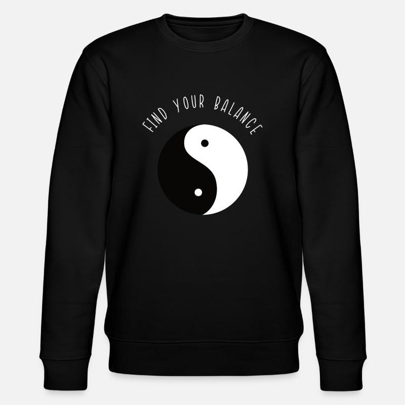 Trouvez votre équilibre - Sweat bio CHANGER Stanley/Stella Unisexe - noir