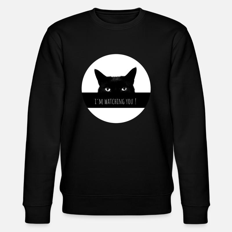 I´M WATCHING YOU! - Stanley/Stella Unisex Bio-Sweatshirt CHANGER - Schwarz