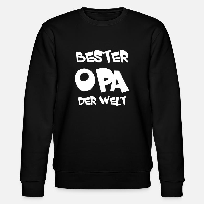 Opa - Stanley/Stella Unisex Bio-Sweatshirt CHANGER  - Schwarz