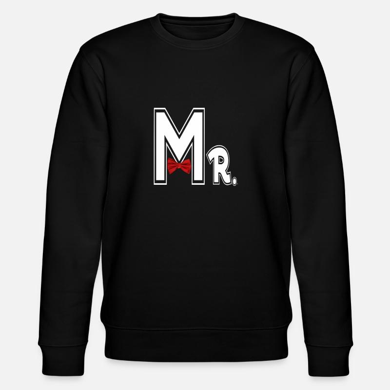 Mr and Mrs - Stanley/Stella Unisex Bio-Sweatshirt CHANGER  - Schwarz