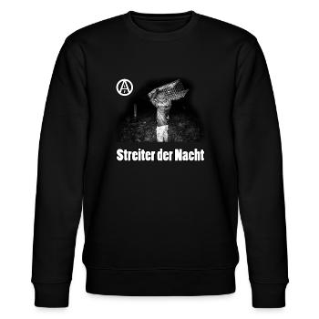 ALF Streiter der Nacht - Stanley/Stella Unisex Bio-Sweatshirt CHANGER  - Schwarz - Vorne - Nik (191cm) & Marisol (170cm)