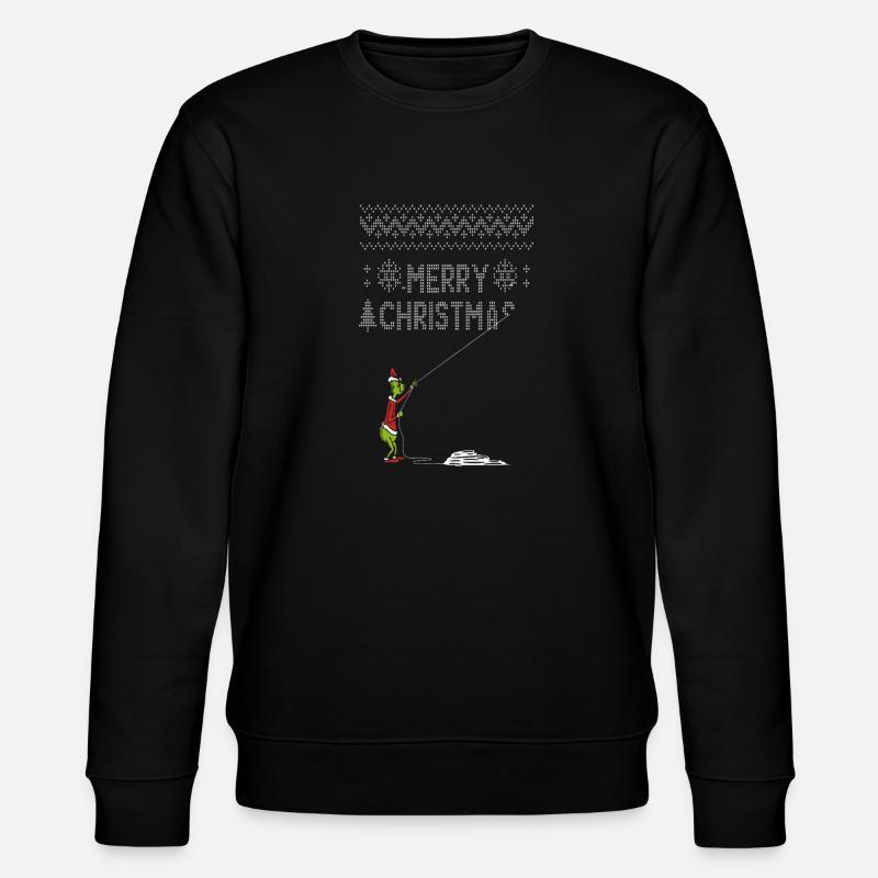 Lustige Weihnachts-T-Shirts & Geschenke - Stanley/Stella Unisex Bio-Sweatshirt CHANGER  - Schwarz