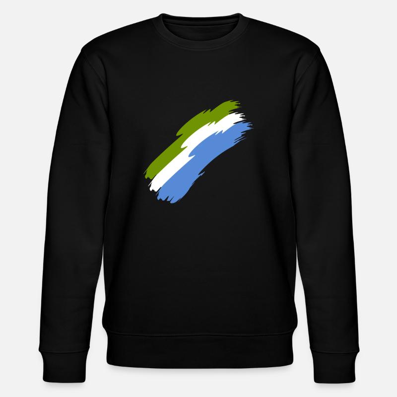Sierra Leone - Stanley/Stella Unisex Bio-Sweatshirt CHANGER  - Schwarz