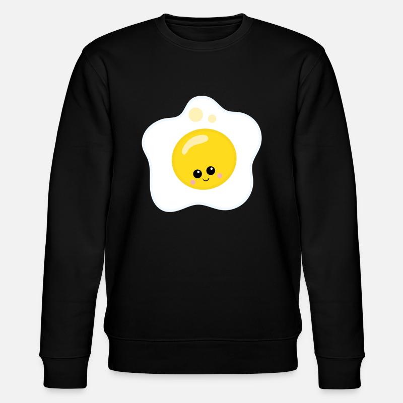 Fried egg - Stanley/Stella CHANGER Unisex Organic Sweatshirt - black