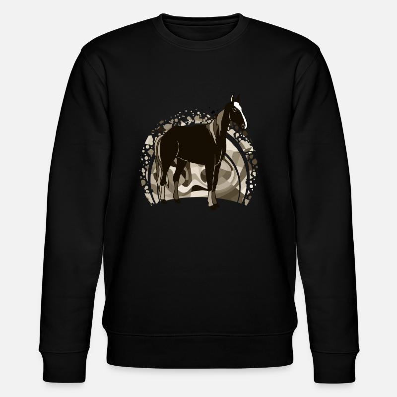 Cheval - Sweat bio CHANGER Stanley/Stella Unisexe - noir