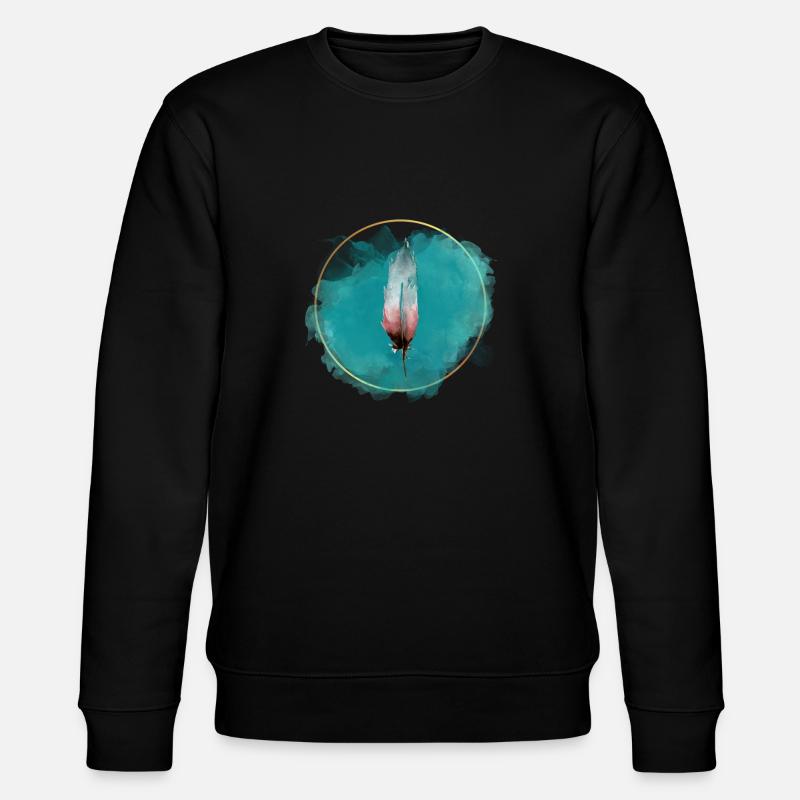 Plume Simple - Sweat bio CHANGER Stanley/Stella Unisexe - noir