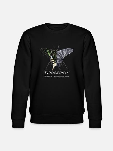 Effet papillon - Sweat bio CHANGER Stanley/Stella Unisexe - noir