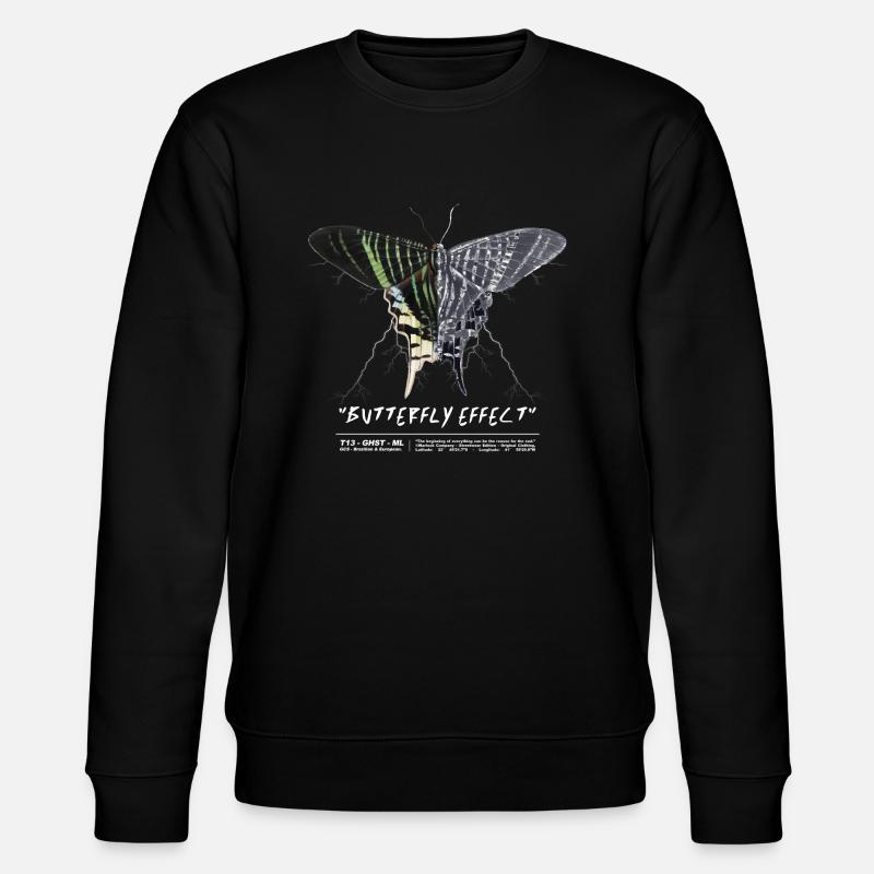 Butterfly Effect - Stanley/Stella CHANGER Unisex Organic Sweatshirt - black