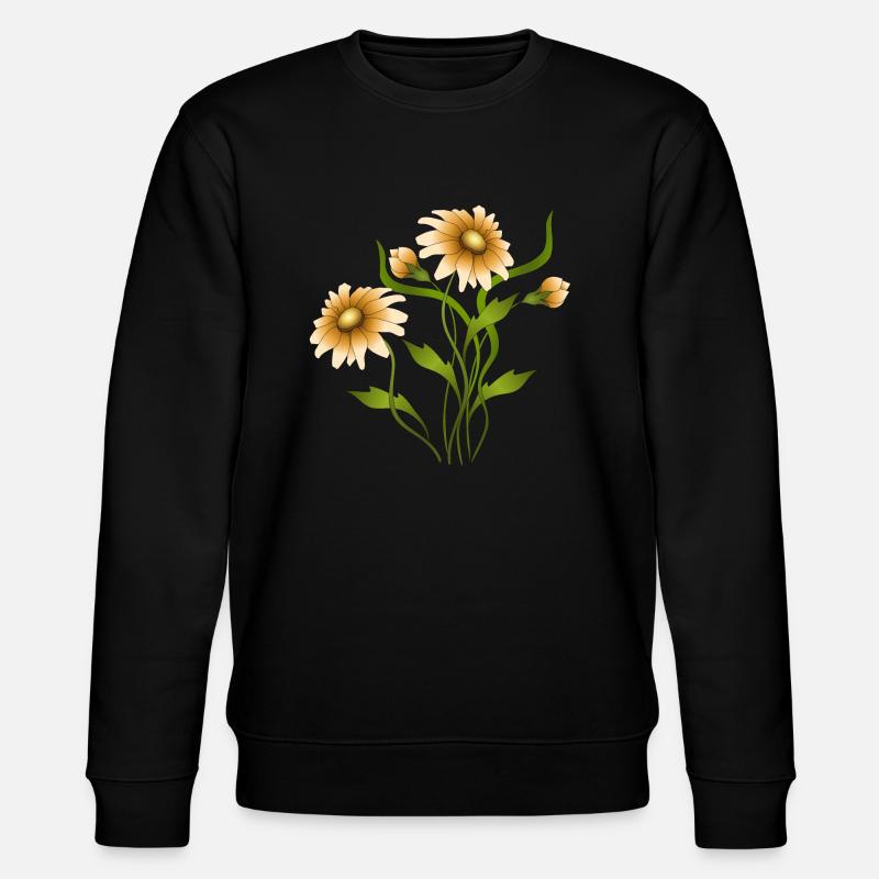 Fleur - Sweat bio CHANGER Stanley/Stella Unisexe - noir