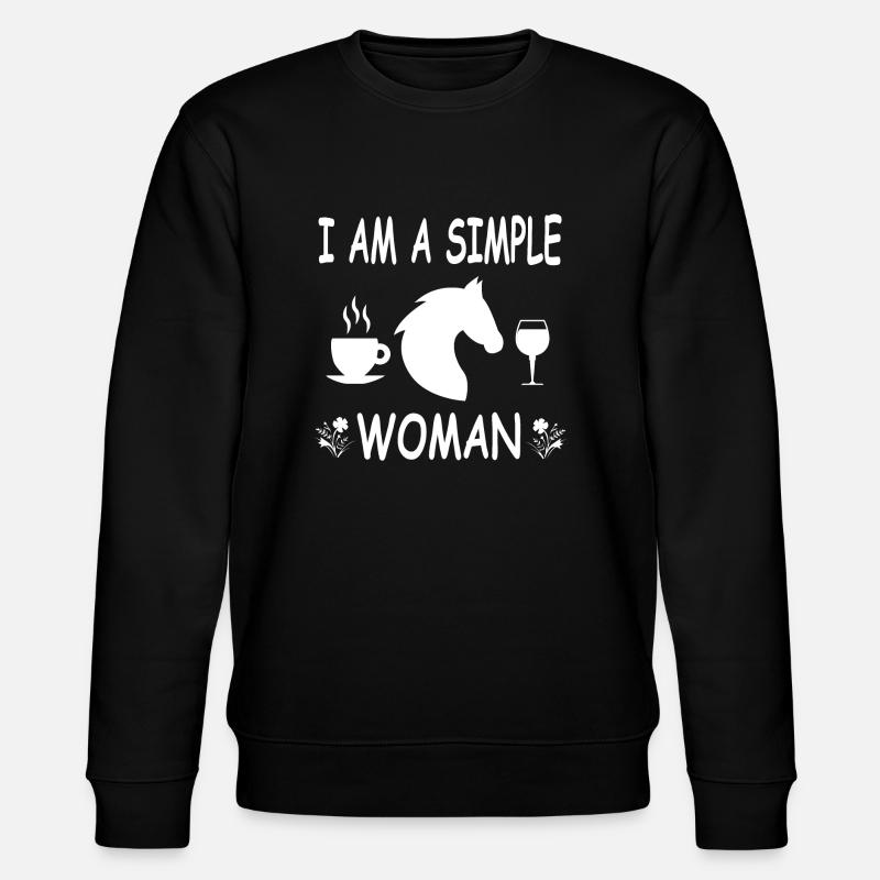 Cheval - Sweat bio CHANGER Stanley/Stella Unisexe - noir