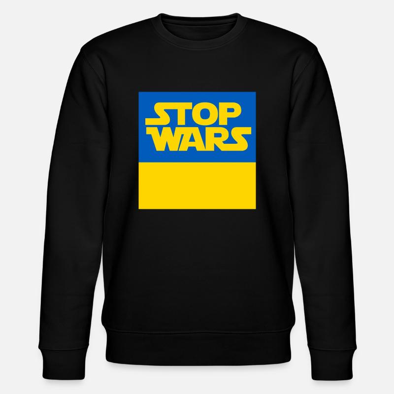 Ukraine - Stanley/Stella Unisex Bio-Sweatshirt CHANGER  - Schwarz