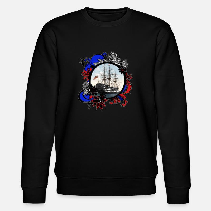 HMS Sieg - Stanley/Stella Unisex Bio-Sweatshirt CHANGER  - Schwarz