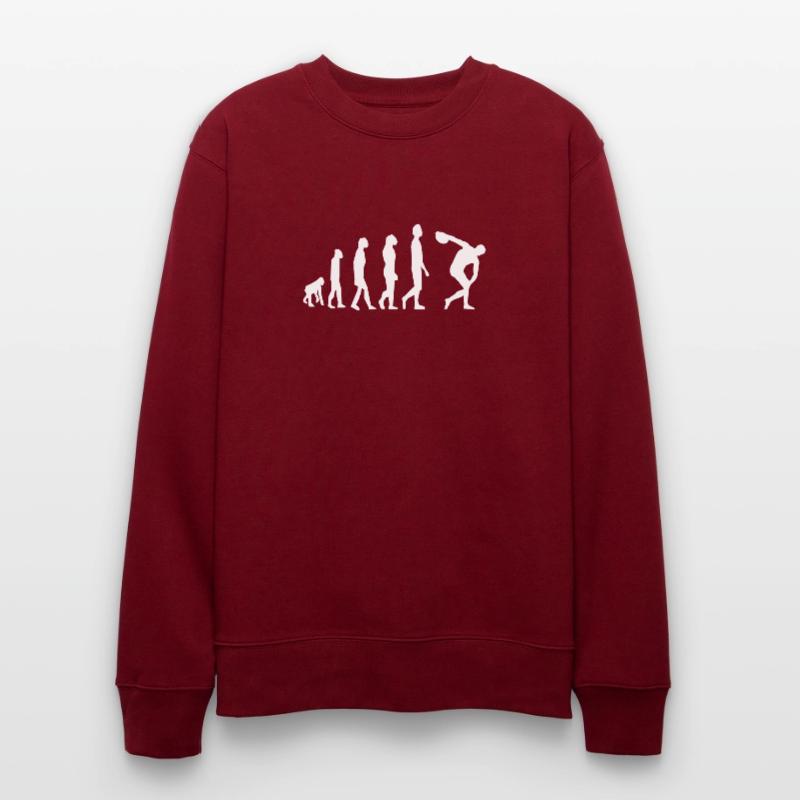 Diskuswerfen Diskuswerfer Evolution Diskus Stanley/Stella Unisex Bio-Sweatshirt CHANGER 