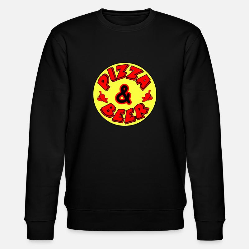 Pizza - Sweat bio CHANGER Stanley/Stella Unisexe - noir
