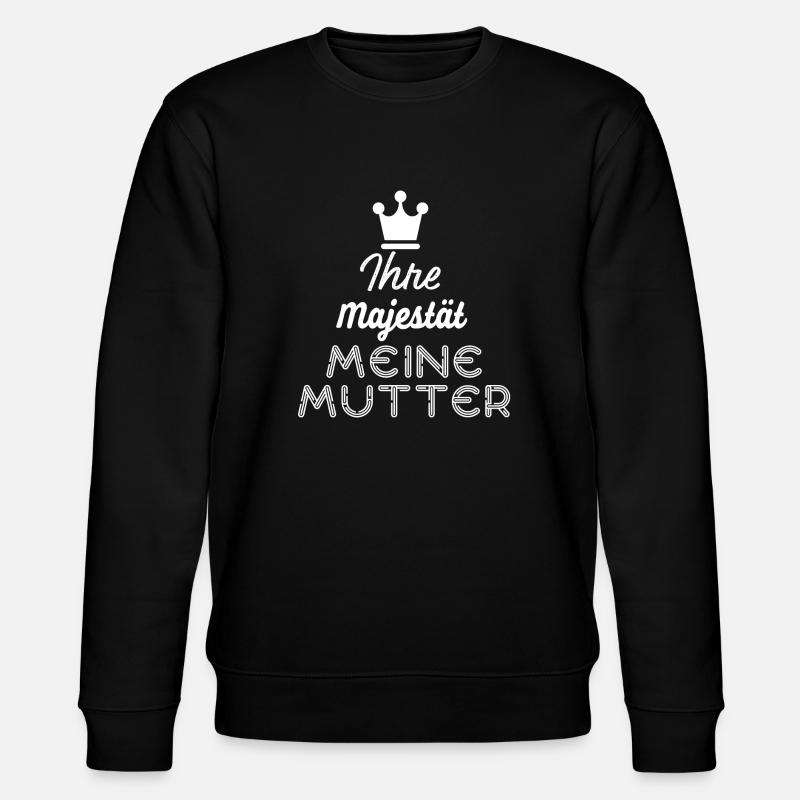 meine Mutter - Stanley/Stella Unisex Bio-Sweatshirt CHANGER  - Schwarz