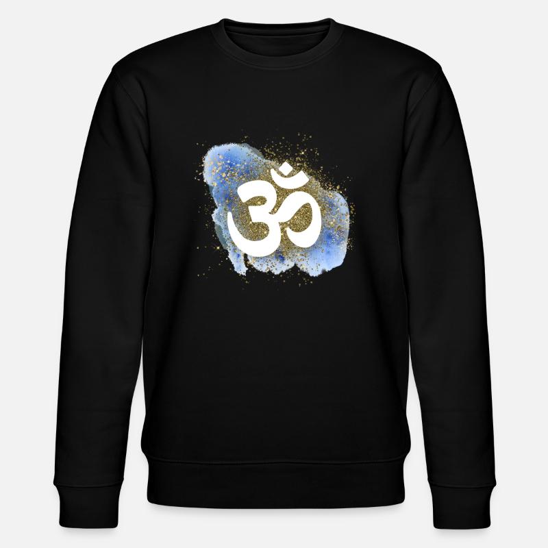 OM Signe Or Éléments d’eau Chakra - Sweat bio CHANGER Stanley/Stella Unisexe - noir