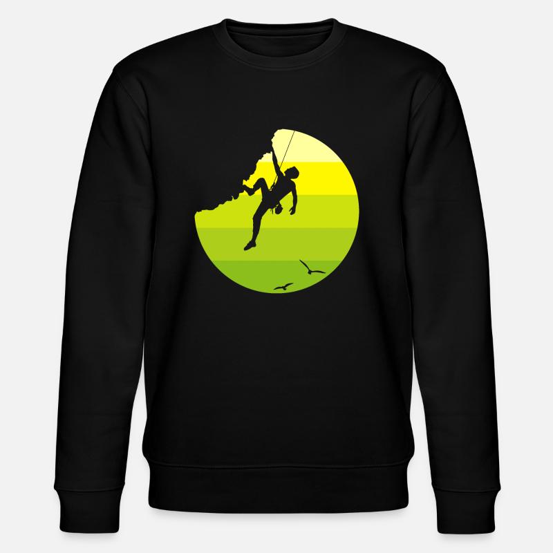 Climbing - Stanley/Stella Unisex Bio-Sweatshirt CHANGER  - Schwarz