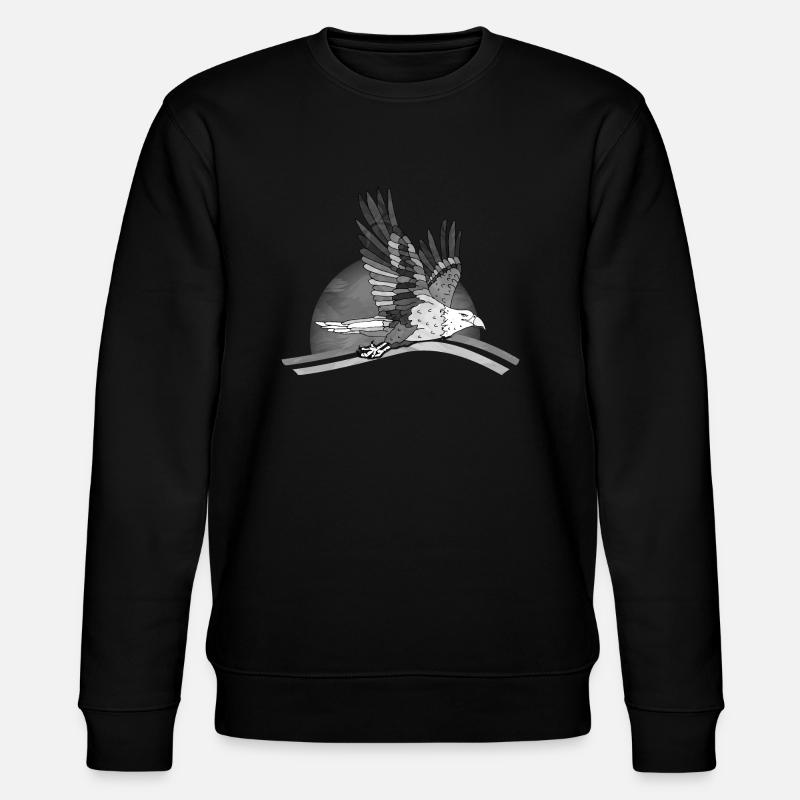 Vogel - Stanley/Stella Unisex Bio-Sweatshirt CHANGER  - Schwarz